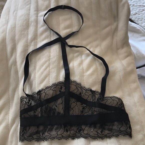 VERY SEXY Stappy Chantilly Lace Slip Bralette Top - Picture 3 of 8